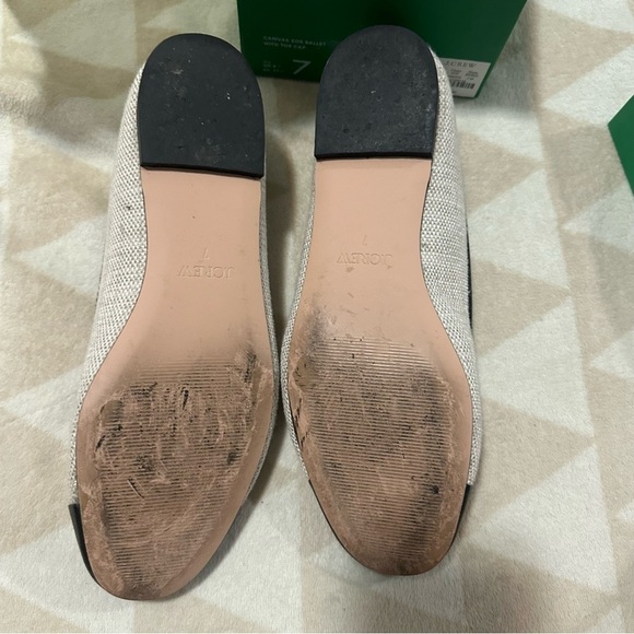J crew Zoe cap toe ballet flats in Spanish canvas - Picture 5 of 5